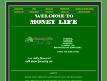 Tablet Screenshot of moneylifeshow.com